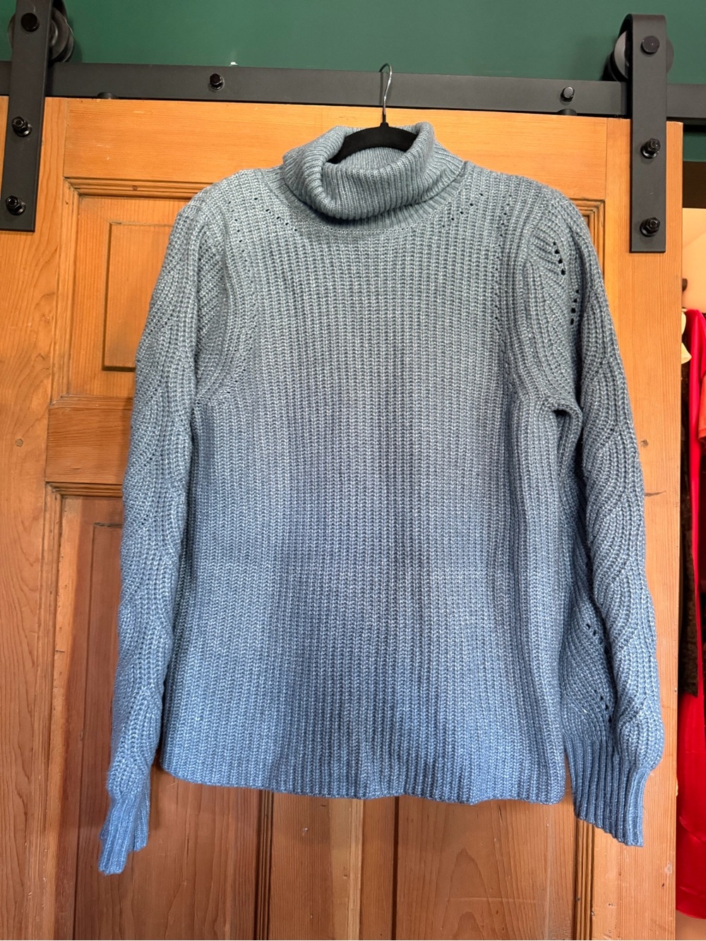 2/30$ Joie Light Blue Turtleneck Ribbed Sweater